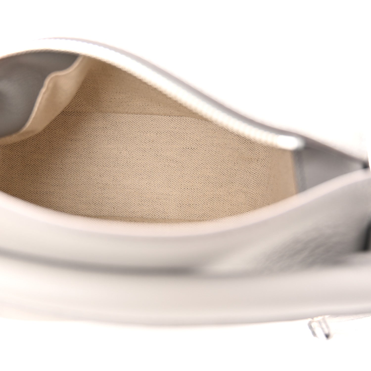 Loewe Calfskin Small Puzzle Edge Bag Pearl Grey 5 of 9