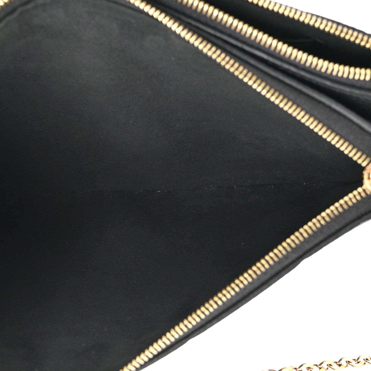 Louis Vuitton Empreinte Double Zip Pochette Black 6 of 12
