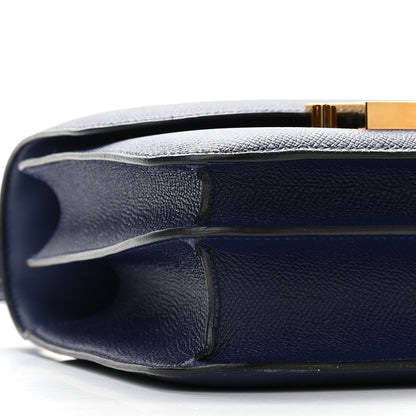 Hermes Epsom Constance 24 Bleu Saphir 9 of 11
