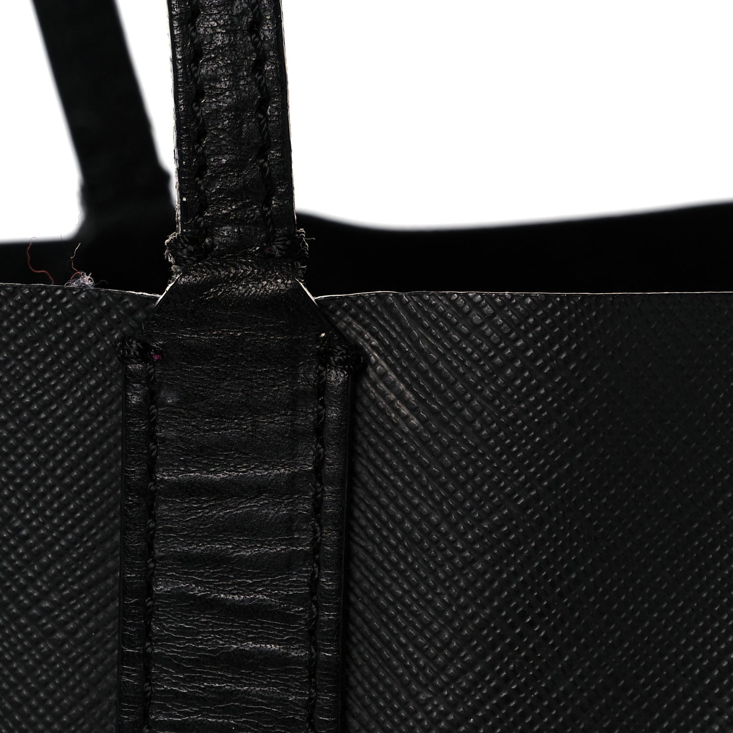 Textured Coated Canvas Rottweiler Pint Large Antigona Tote Black