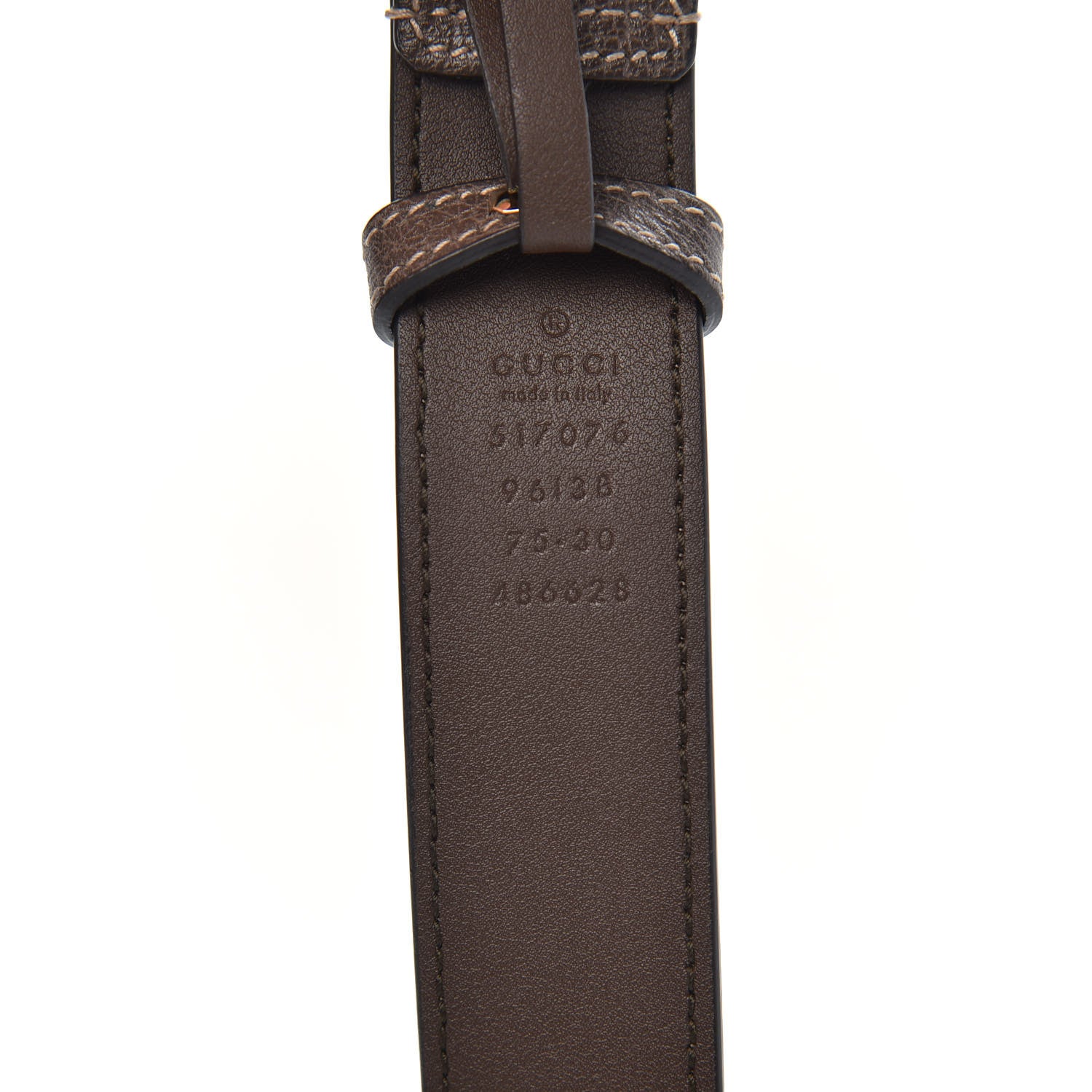 Gucci GG Supreme Monogram Web Small Ophidia Belt Bag 75 30 Dark Brown 6 of 10