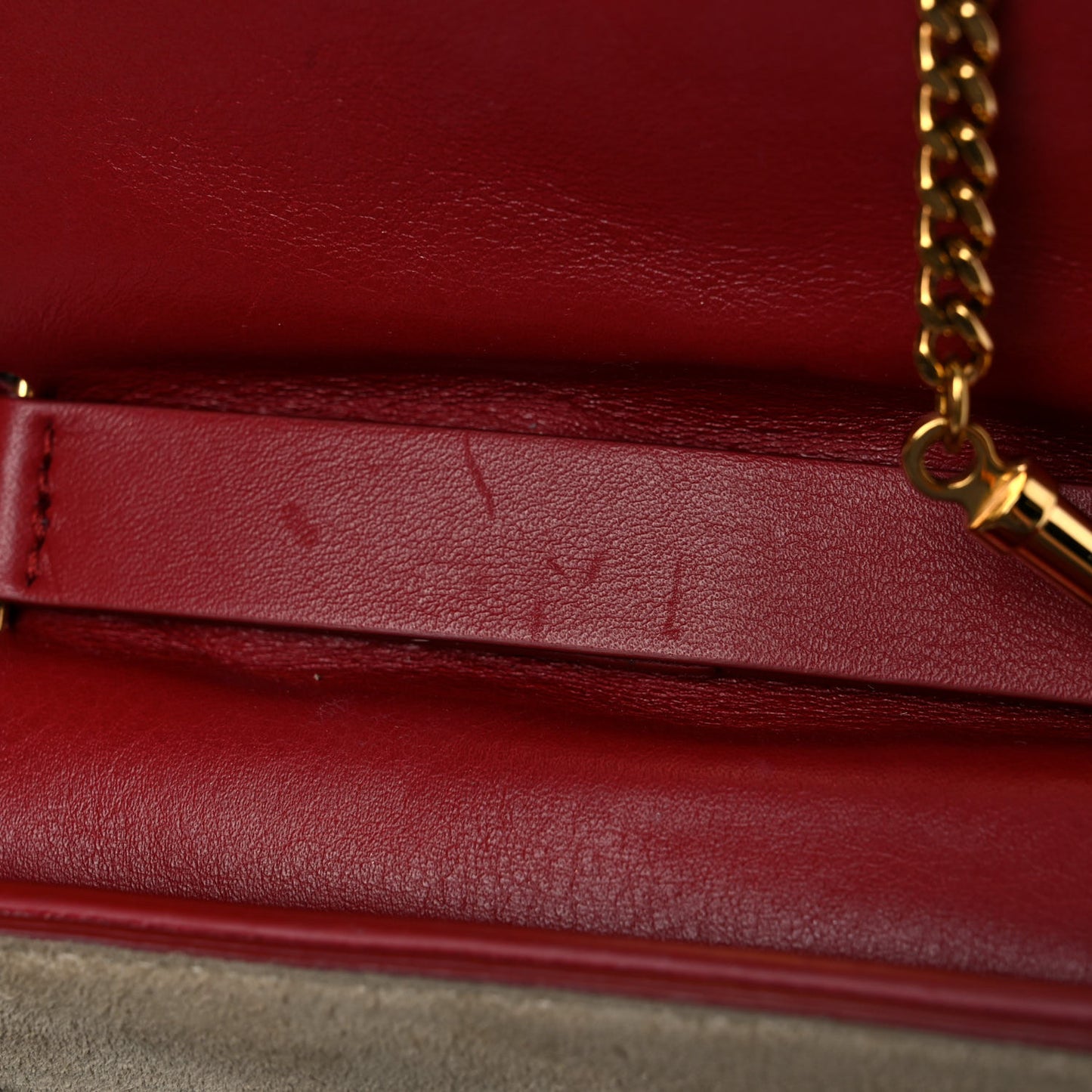 Calfskin Quilted Mini Drew Bijou Shoulder Bag Red