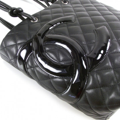 Chanel Calfskin Quilted Small Cambon Tote Black 7 of 12