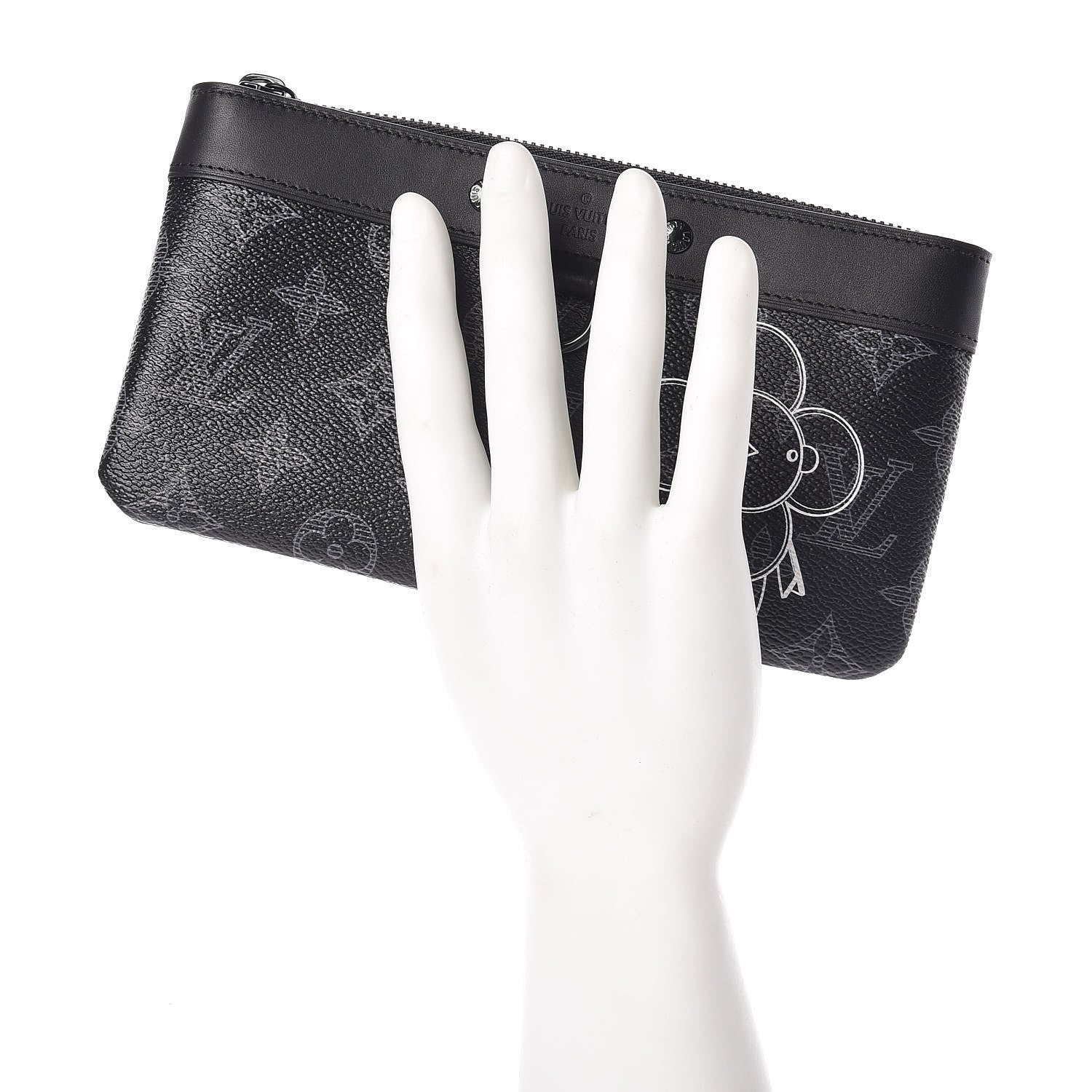 Louis Vuitton Monogram Eclipse Vivienne Pochette Apollo PM 2 of 12