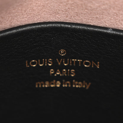 Louis Vuitton Lambskin Embossed Monogram Speedy 22 Bandouliere Black 6 of 9