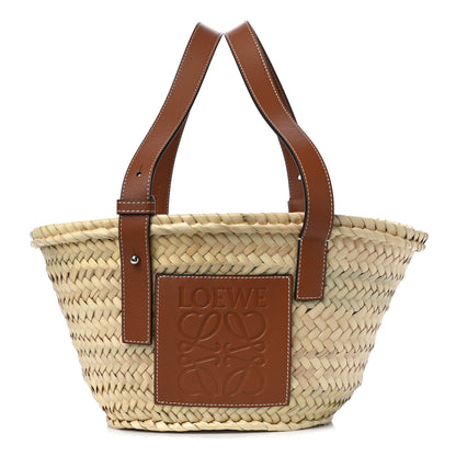 Loewe Raffia Small Basket Tote Bag Natural Tan 2 of 10
