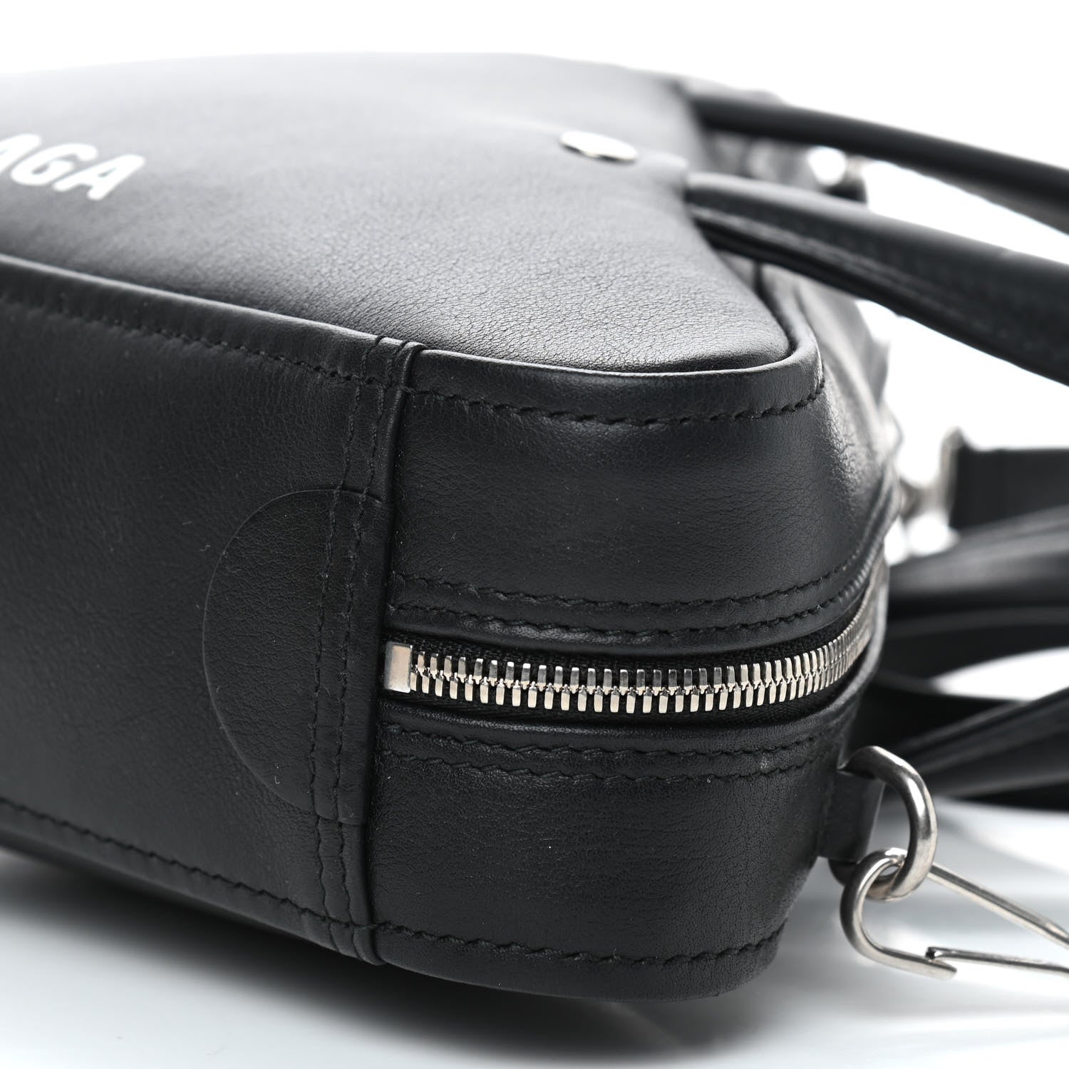 Balenciaga Calfskin XS Triangle Duffle Black 9 of 9