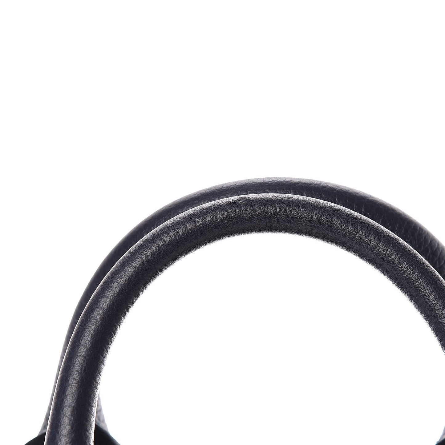 Pebbled Calfskin Mini Padlock Navy