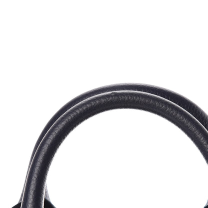 Alexander McQueen Pebbled Calfskin Mini Padlock Navy 11 of 11