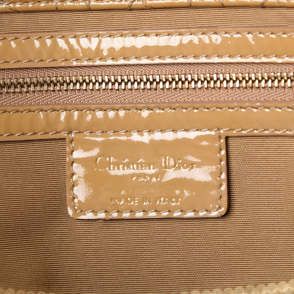 Christian Dior Patent Cannage Large Dior Soft Shopping Tote Beige 7 of 19