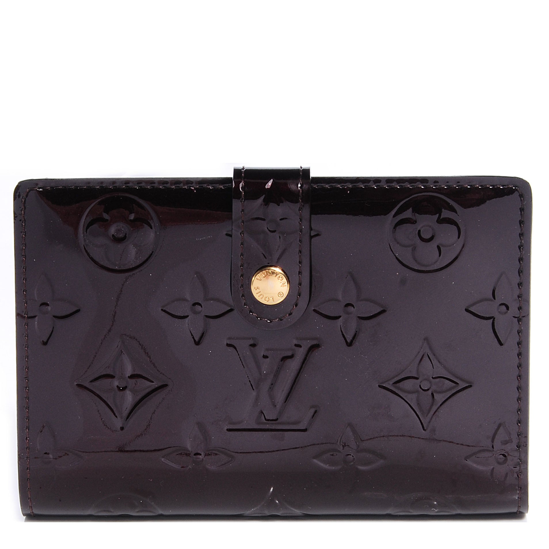 Louis Vuitton Vernis French Purse Wallet Amarante 1 of 8