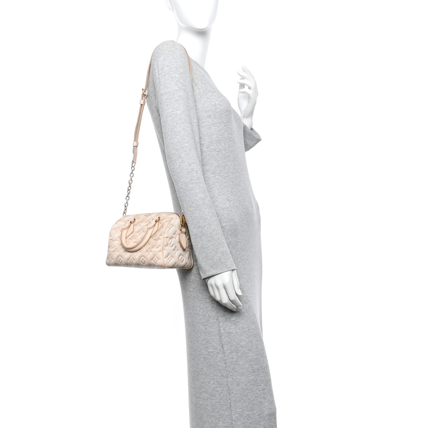 Louis Vuitton Empreinte Monogram Summer Stardust Speedy Bandouliere 20 Beige Clair 2 of 11