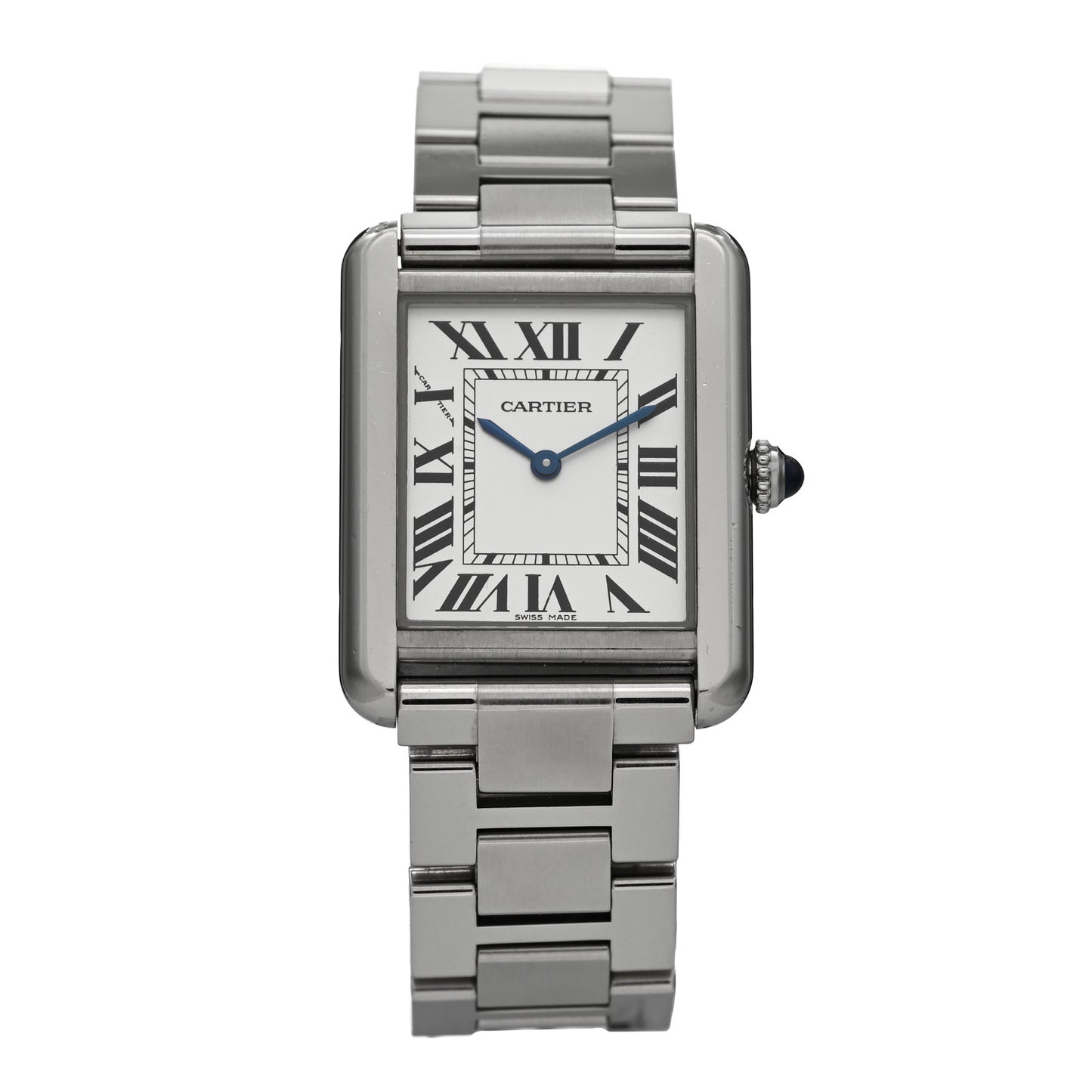 Stainless Steel 24mm Tank Solo Quartz Watch