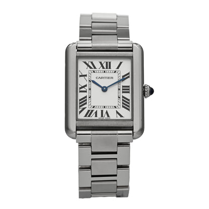 Cartier Stainless Steel 24mm Tank Solo Quartz Watch 1 of 4