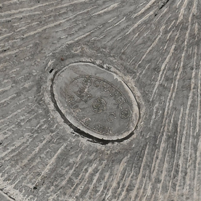 Chanel Metal Resin Crystal Star CC Drop Earrings Ruthenium Blue 4 of 4