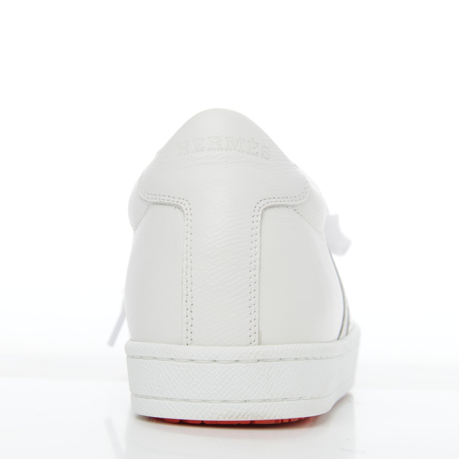 Hermes Epsom Womens Boomerang Sneakers 37.5 White 8 of 13