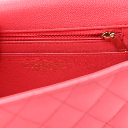 Chanel Caviar Quilted Mini Square Flap Pink 6 of 11