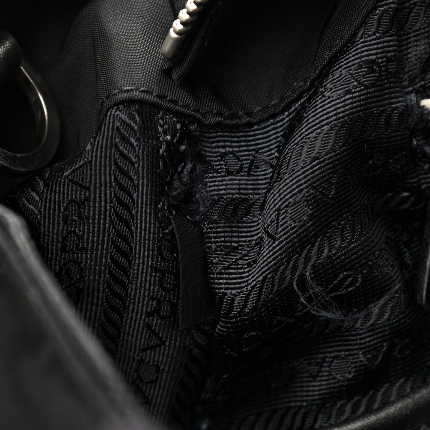 Tessuto Nylon Diaper Bag Black