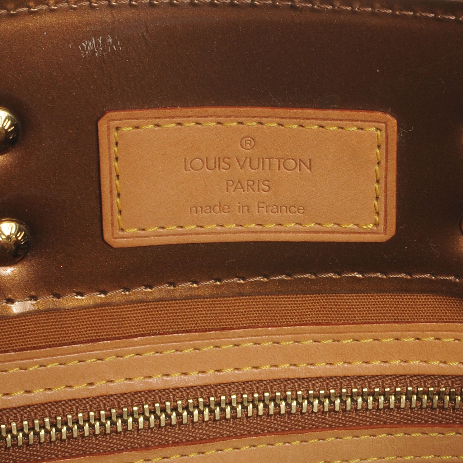 Louis Vuitton Vernis Reade PM Bronze 4 of 6