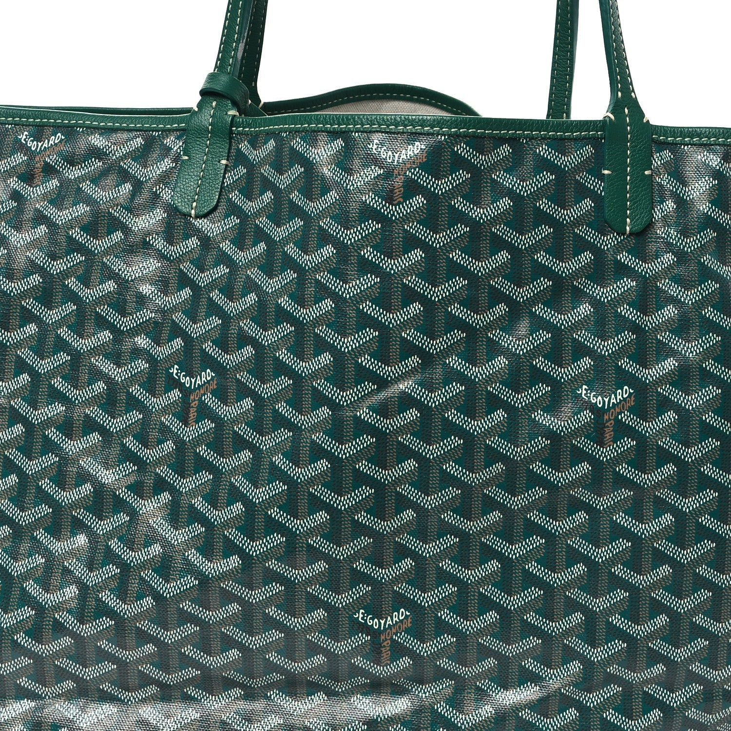 Goyard Goyardine Saint Louis GM Green 9 of 12