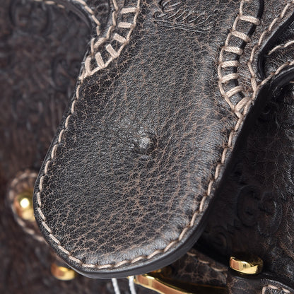 Gucci Guccissima New Pelham Clutch Dark Brown 8 of 8