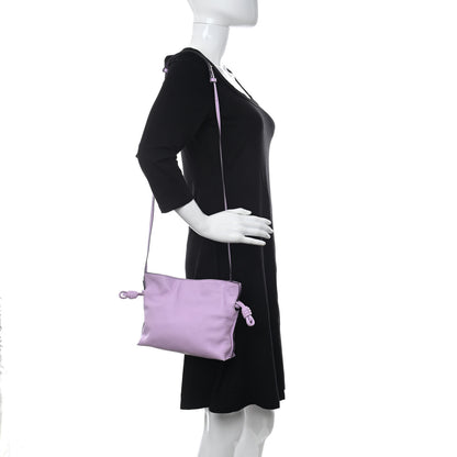 Loewe Calfskin Mini Flamenco Knot Clutch Orchid 2 of 10