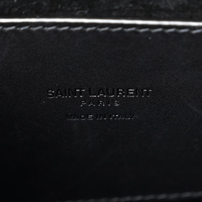Saint Laurent Smooth Calfskin Classic Monogram Small Kaia Satchel Black 6 of 10