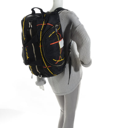Givenchy Nylon Basketball Print Convertible Duffle Backpack Black 2 of 17