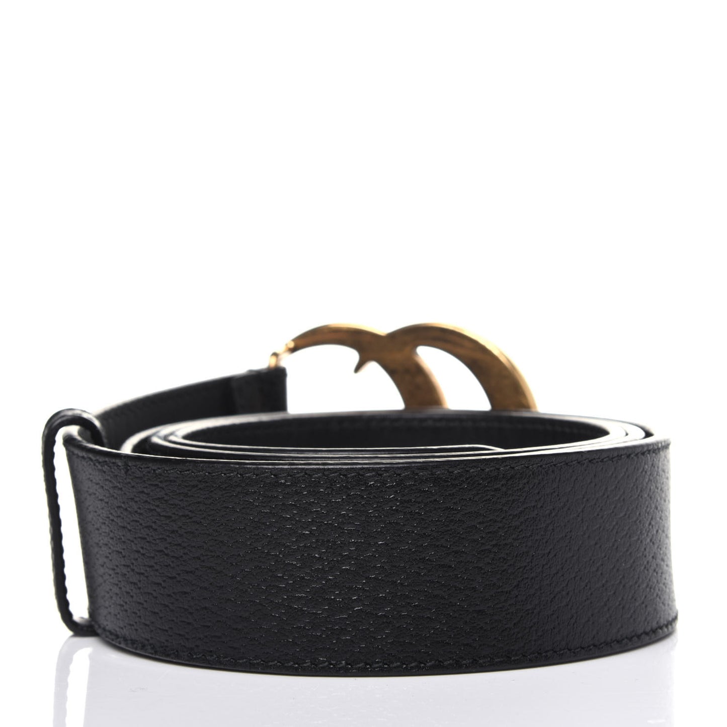 Textured Calfskin Double G 40mm Belt 105 42 Black