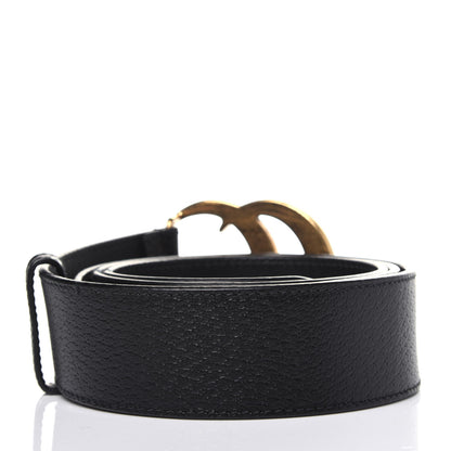 Gucci Textured Calfskin Double G 40mm Belt 105 42 Black 2 of 8