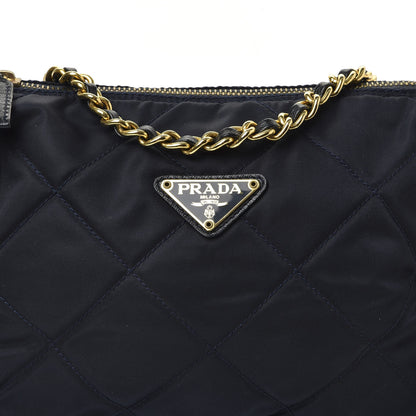 Prada Nylon Tessuto Impuntu Quilted Crossbody Bag Navy 9 of 9