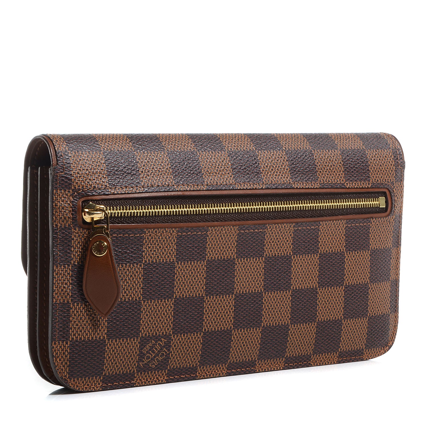 Louis Vuitton Damier Ebene Ascot Wallet 3 of 9