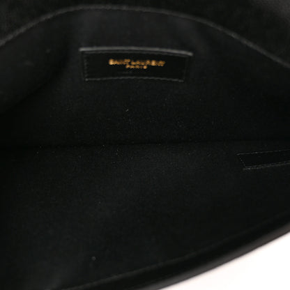 Saint Laurent Grain De Poudre Uptown Pouch Black 5 of 13