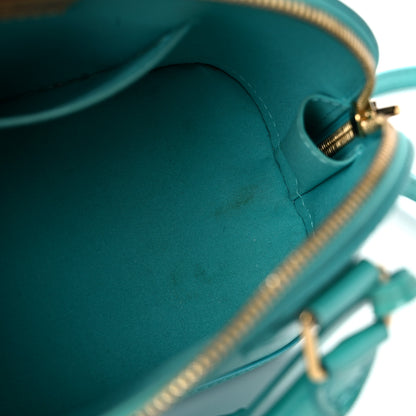 Louis Vuitton Vernis Alma BB Blue Lagon 9 of 16