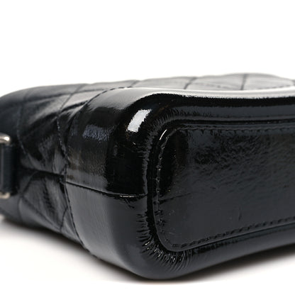 Chanel Patent Goatskin Quilted Small Gabrielle Hobo Black 9 of 12