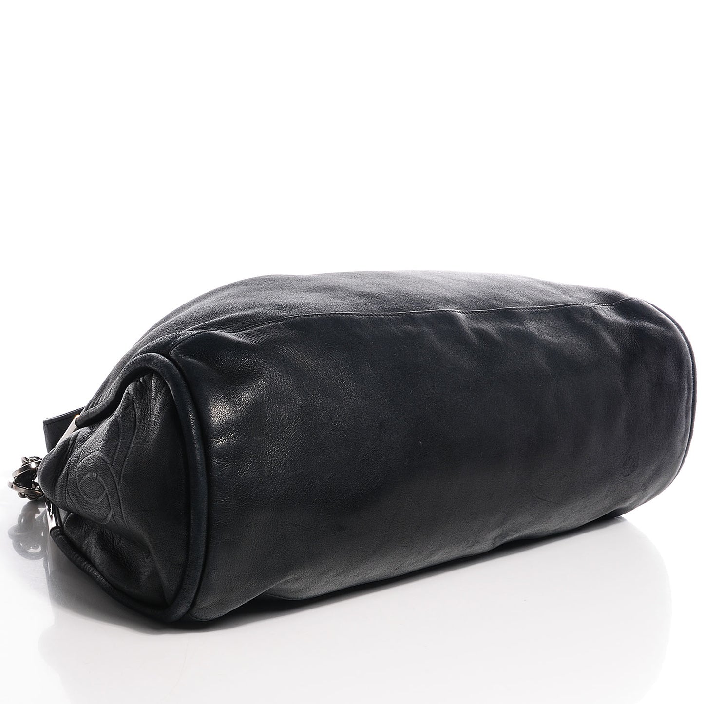Lambskin Large Ultimate Soft Tote Black