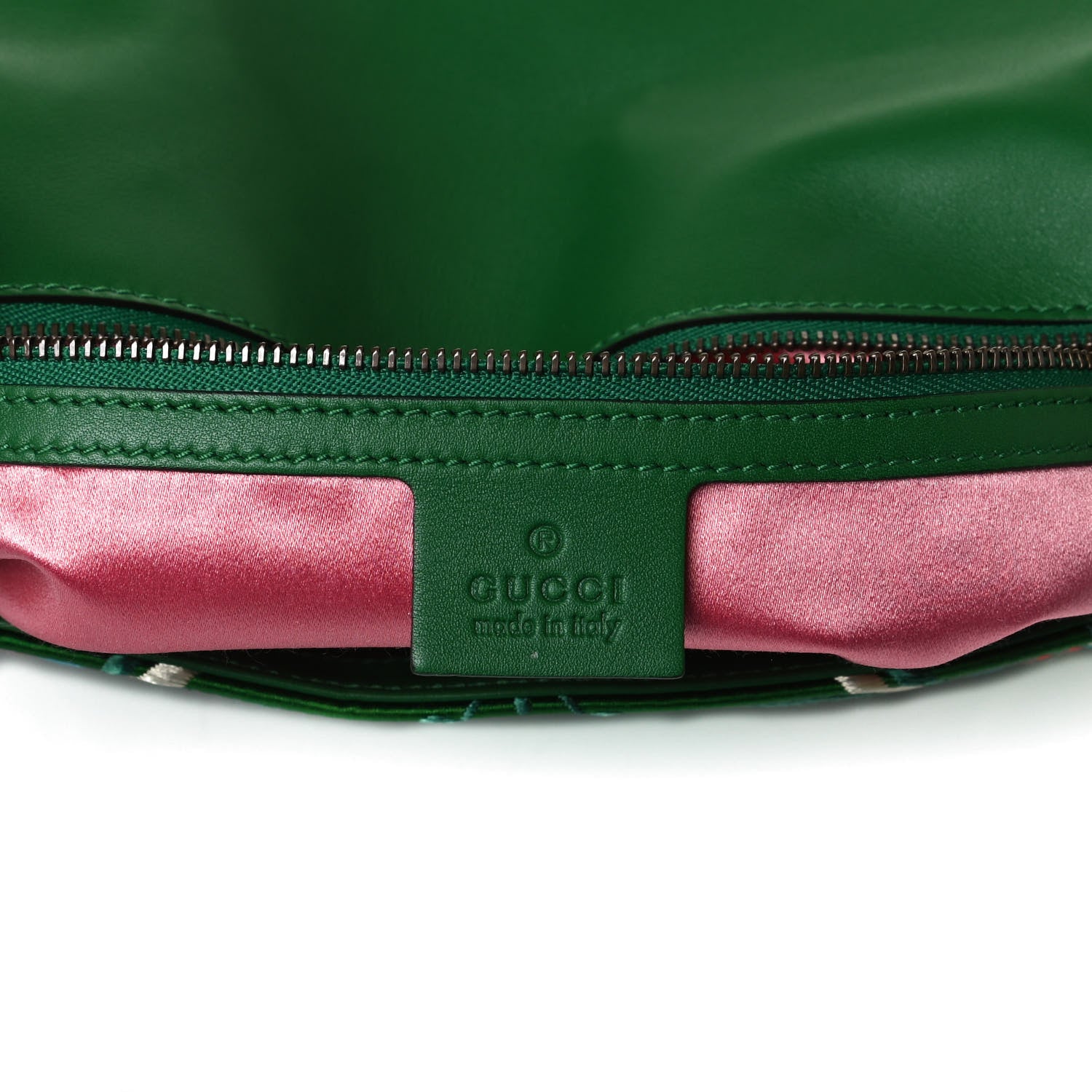 Gucci Jacquard Matelasse Floral Medium GG Marmont Shoulder Bag Green 6 of 17