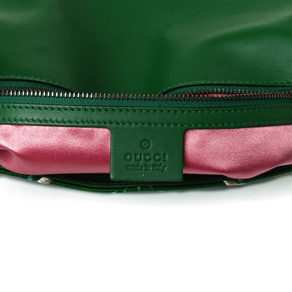 Gucci Jacquard Matelasse Floral Medium GG Marmont Shoulder Bag Green 6 of 17