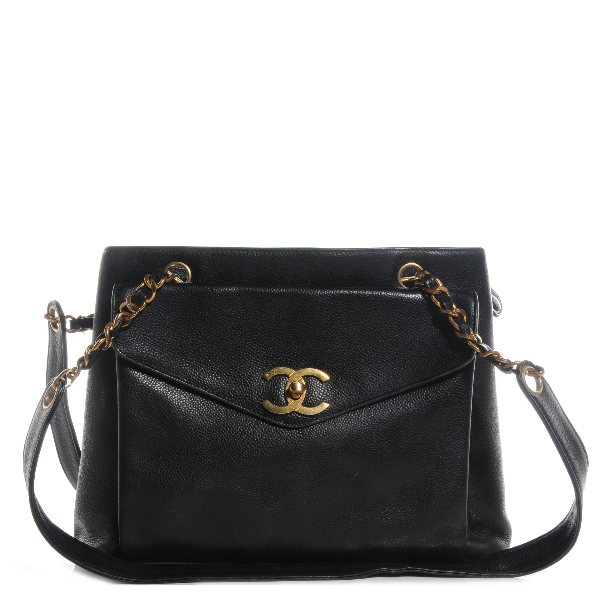 Chanel Caviar Shoulder Bag Black 1 of 8