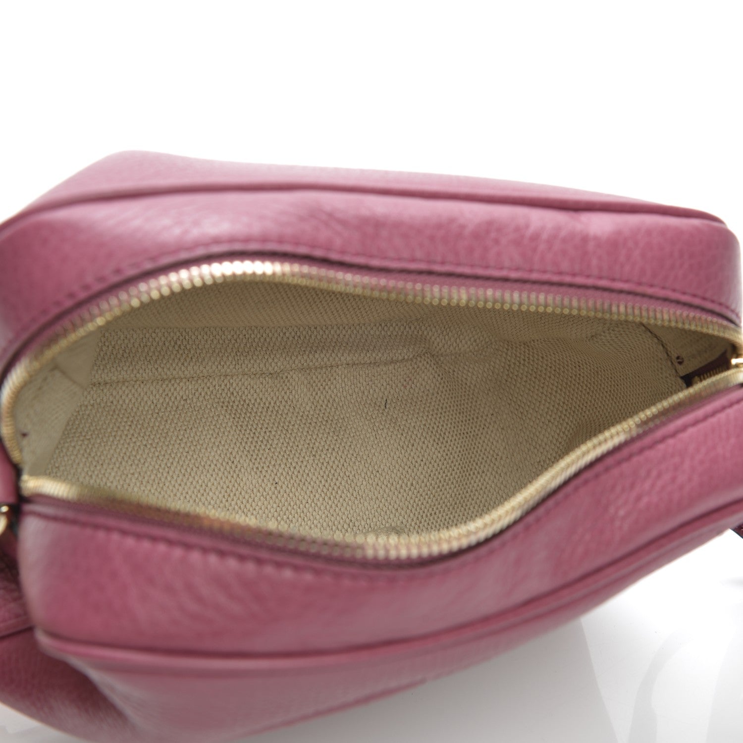 Gucci Pebbled Calfskin Small Soho Disco Bag Peonia Flower 5 of 7