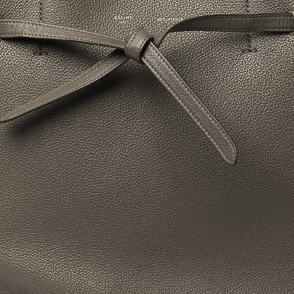 Celine Soft Grained Calfskin Small Belt Cabas Phantom Taupe 7 of 10