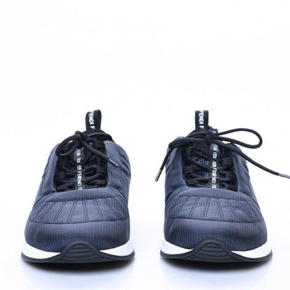 Fendi Nylon Womens FFreedom Sneakers Blue Scuro 41 Navy Blue White 3 of 9