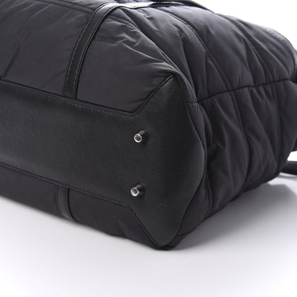 Burberry Nylon House Check Quilted Abbey Diaper Bag Black 7 of 10