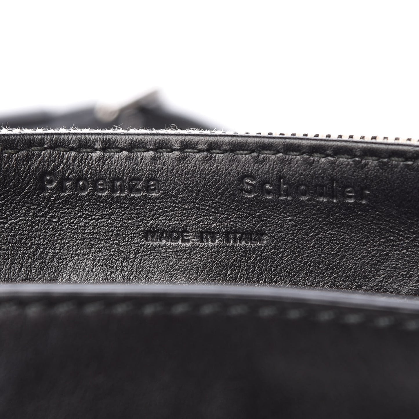 Canvas Ayers Calfskin Tiny Kent Shoulder Bag Black White