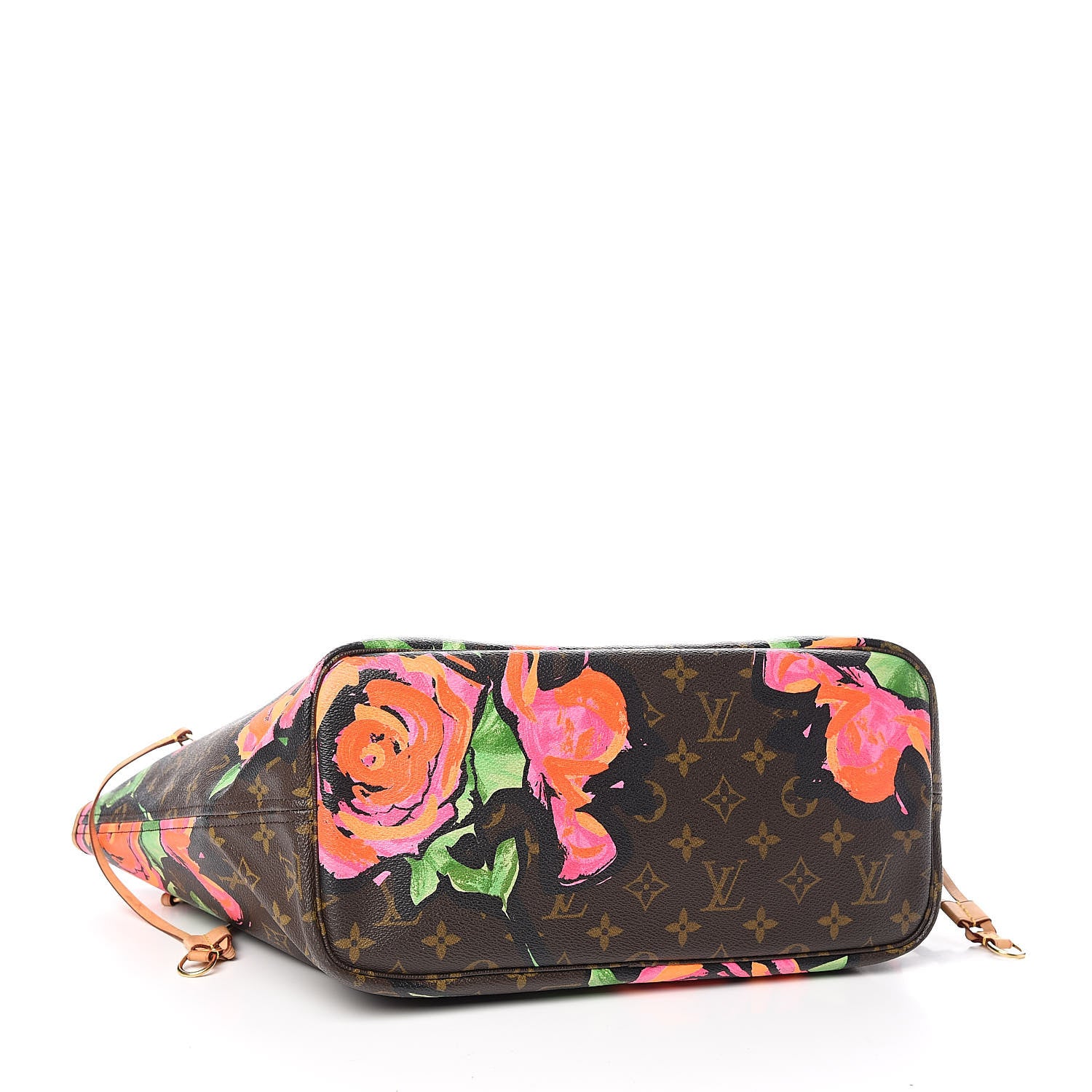 Louis Vuitton Monogram Roses Neverfull MM 4 of 13