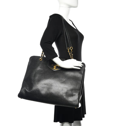 Chanel Caviar XL Weekender Bag Black 2 of 16