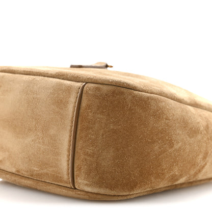 Saint Laurent Suede Baby Le 5 A 7 Hobo Golden Leaf Golden Leaf 10 of 13