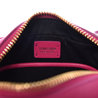 Tom Ford Bos Taurus Calfskin Quilted TF Camera Bag Cabaret 8 of 9
