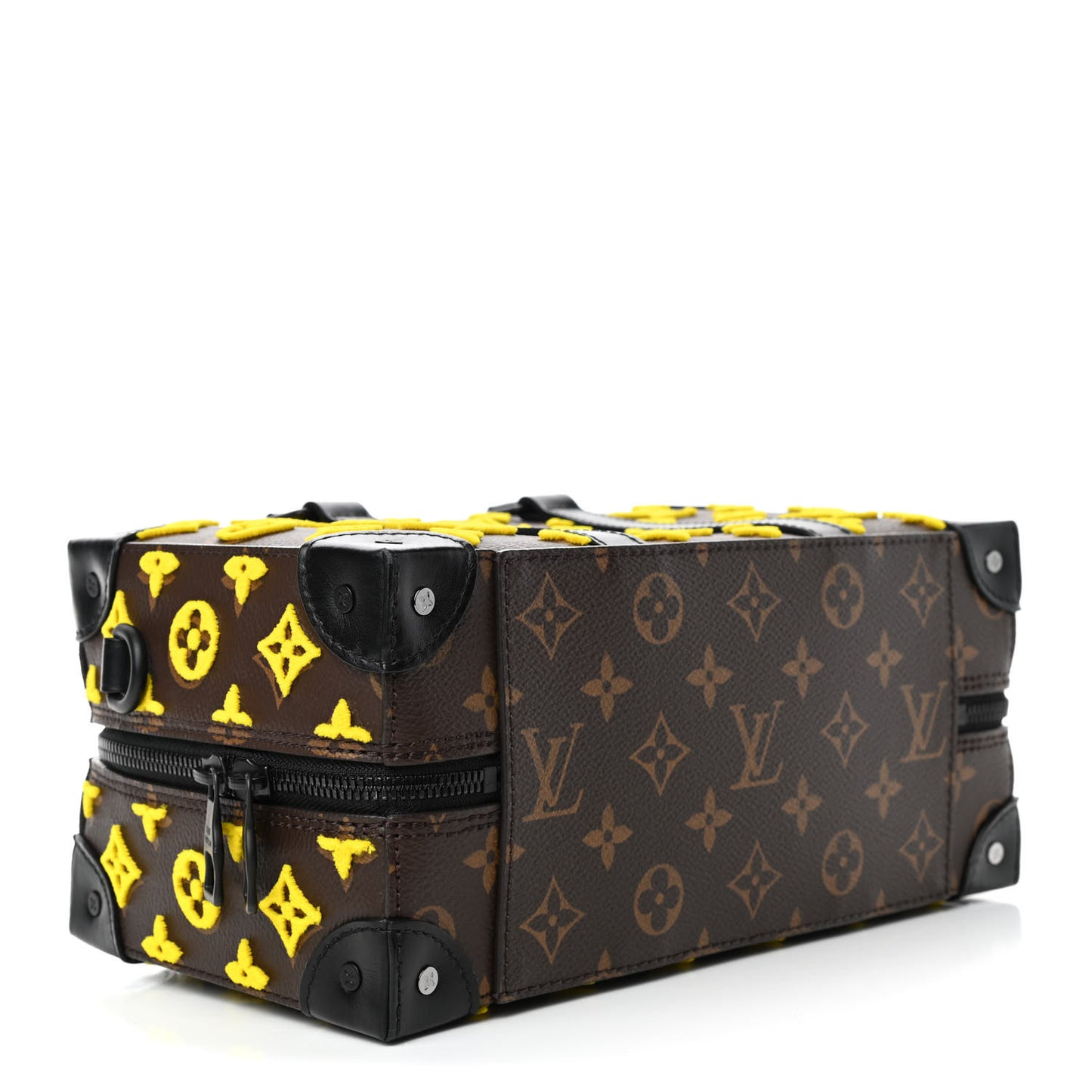 Monogram Tuffetage Speedy Trunk Jaune