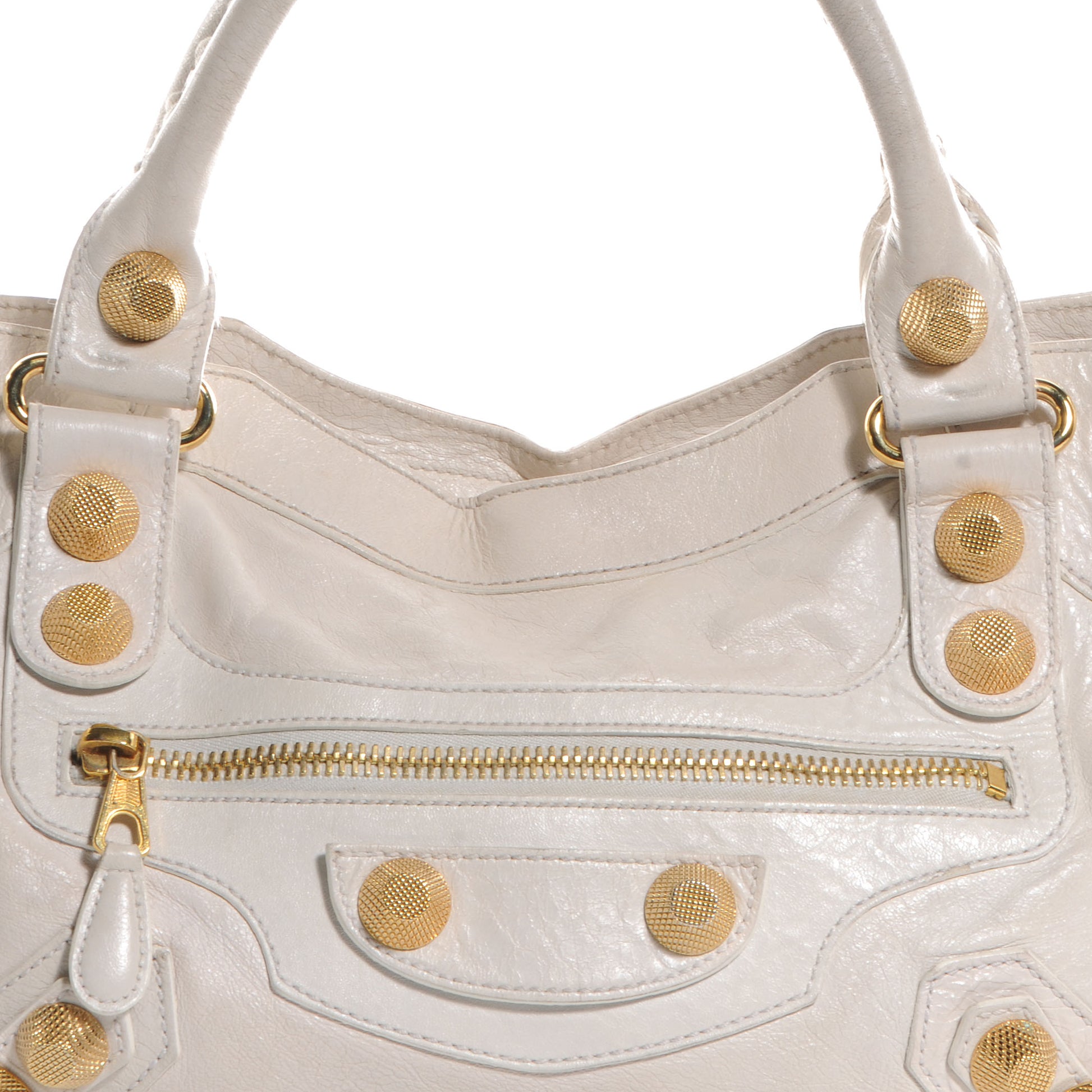 Balenciaga Agneau Giant 21 Gold Hardware City White 12 of 16